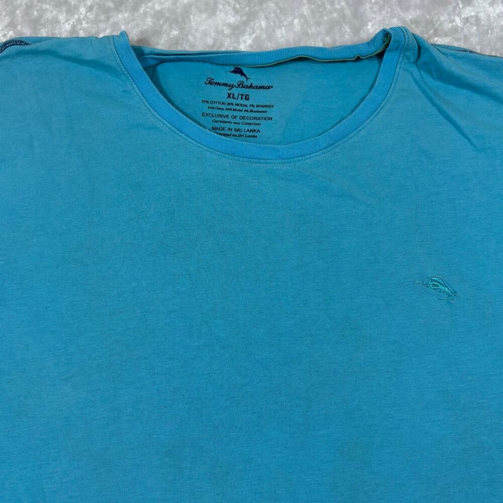 Men’s Tommy Bahama Blue T-Shirt Size XL